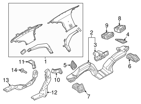 Ducts for 2013 Mazda CX-5 #0