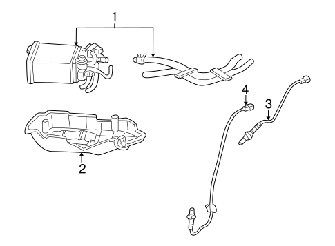 Emission Components for 2004 Toyota RAV4 #0