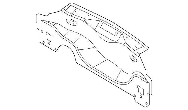 D2BZ-5440320-A Деталь REAR BODY PANEL