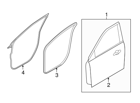 Body/Door & Components for 2013 Ford Explorer #2