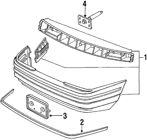 Tempo BUMPER & COMPONENTS - FRONT