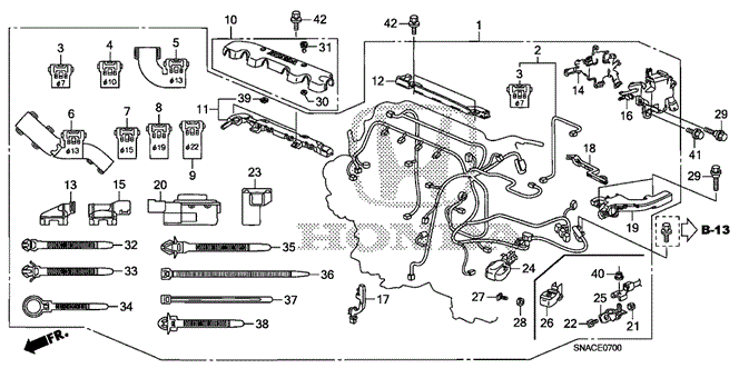 ENGINE/ENGINE WIRE HARNESS (1.8L) for 2011 Honda CIVIC SEDAN #1