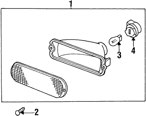 Signal Lamps for 1995 Nissan Quest #0