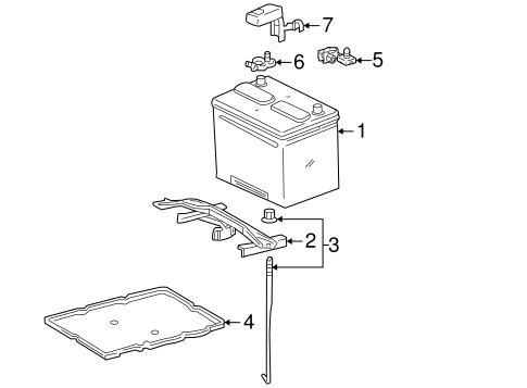 ELECTRICAL/BATTERY for 2005 Toyota Sienna #1