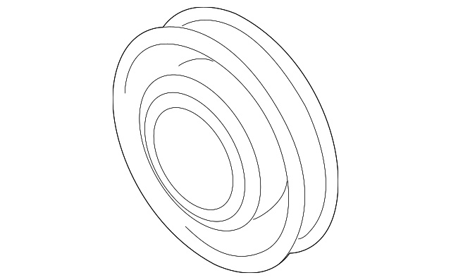 BE8Z-6312-B CRNKSHFT PULLEY