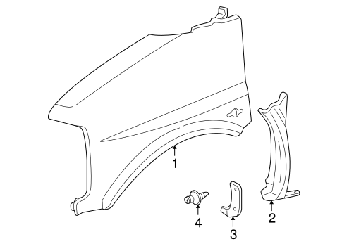 Savana 3500 FENDER & COMPONENTS