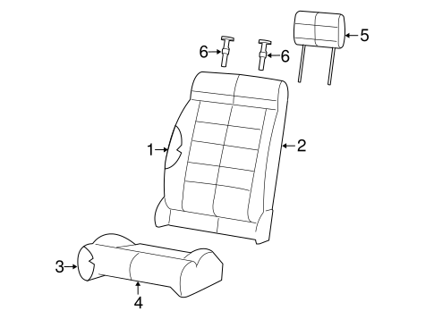 Wrangler FRONT SEAT COMPONENTS 2