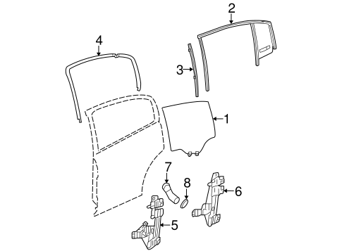 Ion GLASS - REAR DOOR