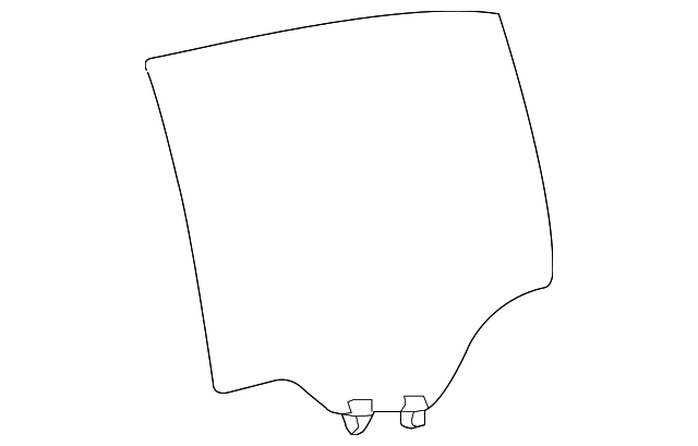 22607306 Деталь DOOR GLASS, RIGHT