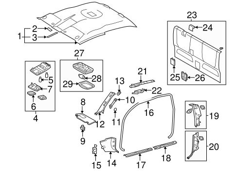 BODY/INTERIOR TRIM - CAB for 2012 Toyota Tacoma #2