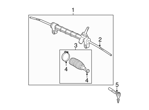 Aura STEERING GEAR & LINKAGE 2