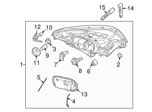 XC60 BULBS - CHASSIS 3