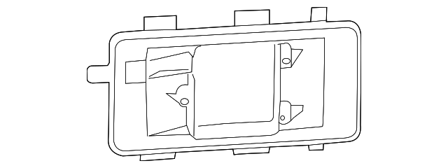T2R5045 Деталь BLIND SPOT RADAR BRACKET, LEFT