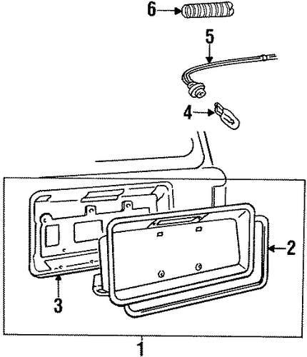 Grand Cherokee LICENSE LAMPS