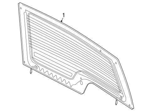 LR4 GLASS - LIFT GATE