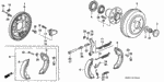 Shoe Set, Rear Brake Shoe Set, Rear Brake