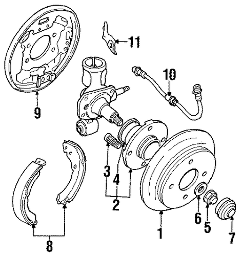 Metro BRAKE COMPONENTS 3