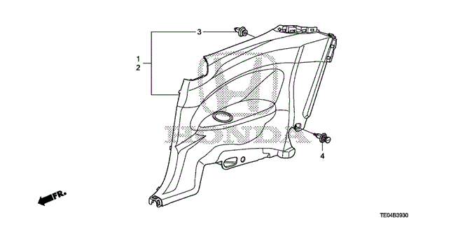 Interior/Bumper/Side Lining for 2009 Honda ACCORD COUPE #1