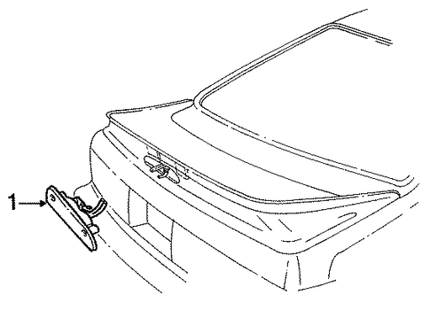 Mustang HIGH MOUNTED STOP LAMP 2