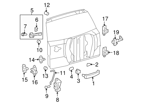 ELECTRICAL/LIFTGATE for 2012 Toyota RAV4 #1