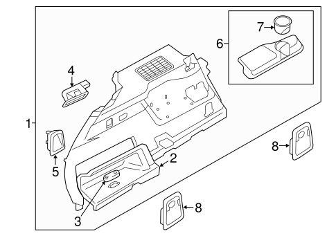 XC90 INTERIOR TRIM - QUARTER PANELS