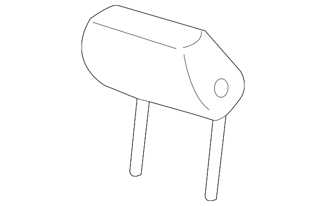 T4N2857PVJ Деталь HEADREST, OUTER, LEFT