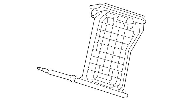 T2H6144 Деталь SEAT BACK FRAME, LEFT
