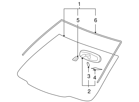 Impala Limited GLASS - WINDSHIELD