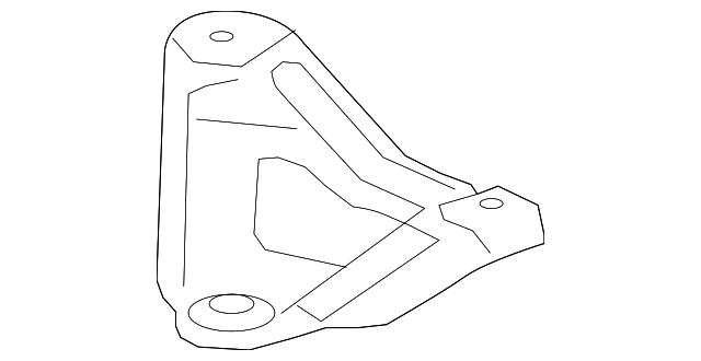25907160 Деталь ENGINE CRADLE BRACKET, RIGHT