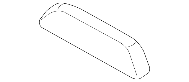 8618676 Деталь ROLL BAR COVER, LEFT