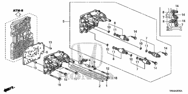 AT Servo Body for 2012 Honda Civic #0