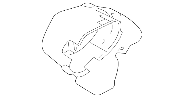 AE8Z18491A Деталь FLOOR DUCT, LEFT