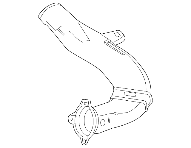 BE8Z-58018W18-A Деталь AIR DUCT, RIGHT