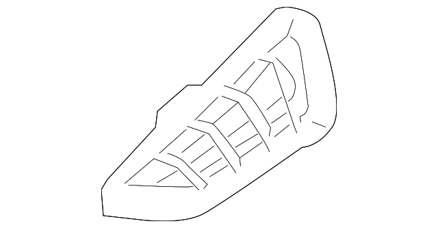 BE8Z-58044E82-AA Деталь DEFROSTER NOZZLE, RIGHT