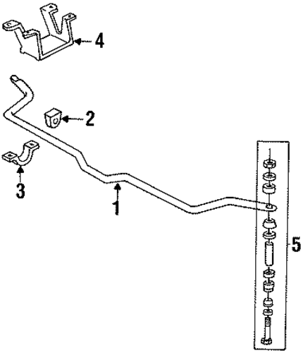 Firebird STABILIZER BAR & COMPONENTS