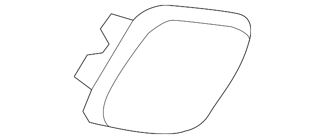 22716341 Деталь UPPER QTR TRIM COVER, RIGHT