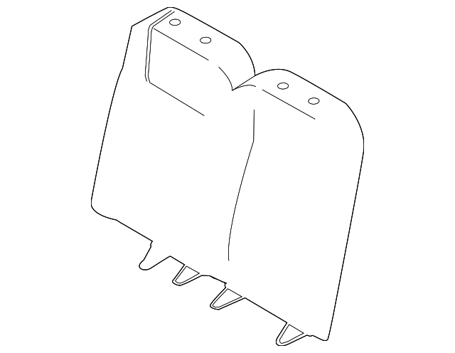 CK4Z-6366601-RA Деталь SEAT BACK COVER, LEFT