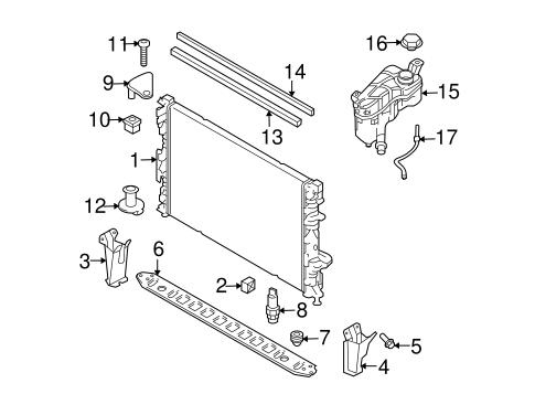 S80 RADIATOR & COMPONENTS