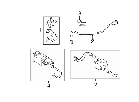 EMISSION SYSTEM/EMISSION COMPONENTS for 2007 Toyota Camry #1