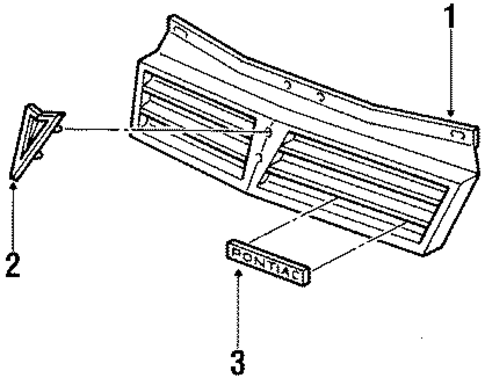 LeMans GRILLE & COMPONENTS