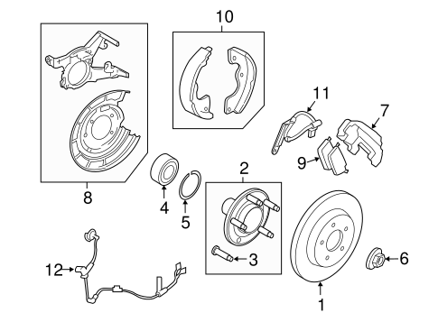 Mariner REAR BRAKES