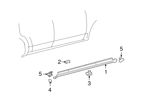 Body/Exterior Trim - Pillars for 2008 Ford Taurus #1