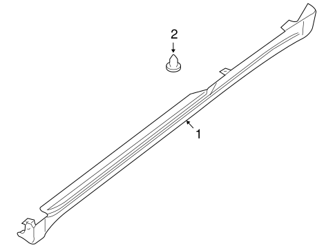 Body/Exterior Trim - Pillars for 2012 Nissan Altima #1