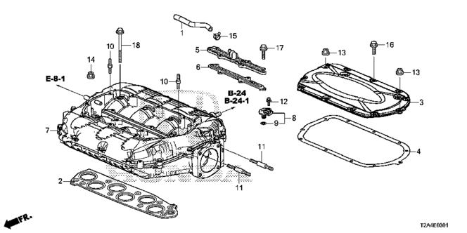 ENGINE/INTAKE MANIFOLD (V6) for 2013 Honda ACCORD SEDAN #1