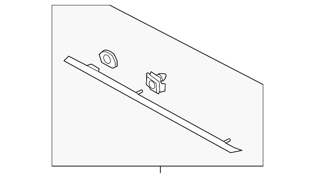 DP5Z-5425556-AA Деталь SIDE MOLDING, RIGHT