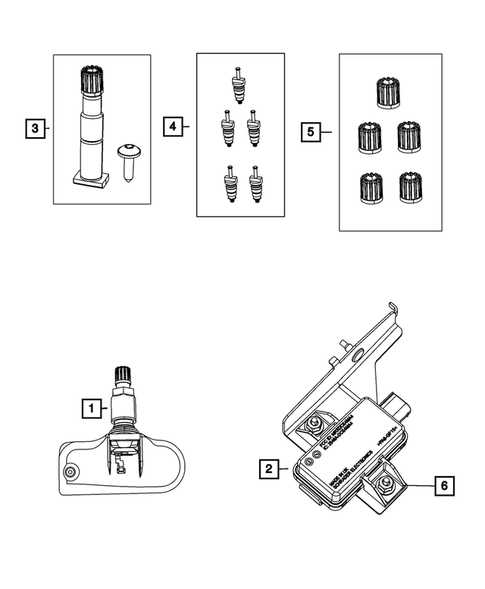 Tire Monitoring System for 2013 Chrysler Town & Country #0