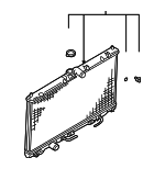 Radiator Assembly - Mitsubishi (1350A162)