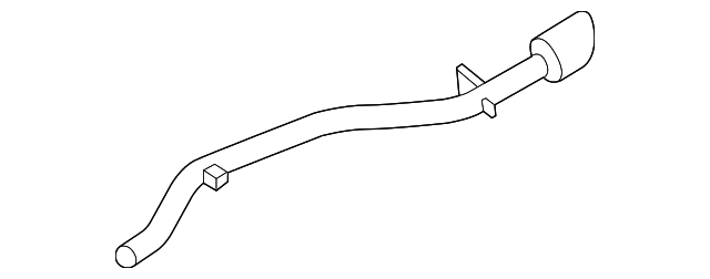 6S4Z-5255-CA Деталь TAILPIPE