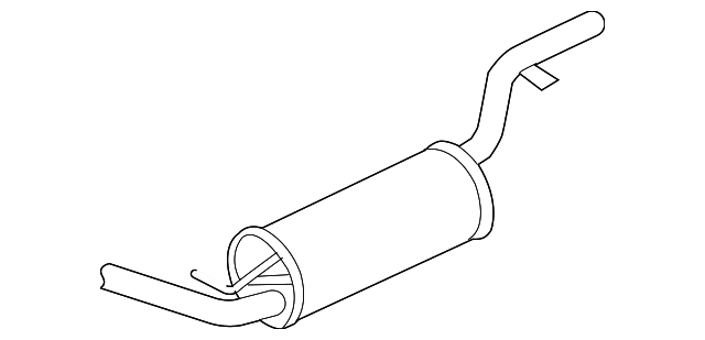 5S4Z-5230-BA Деталь MUFFLER