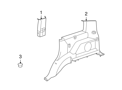 Liberty INTERIOR TRIM - QUARTER PANELS